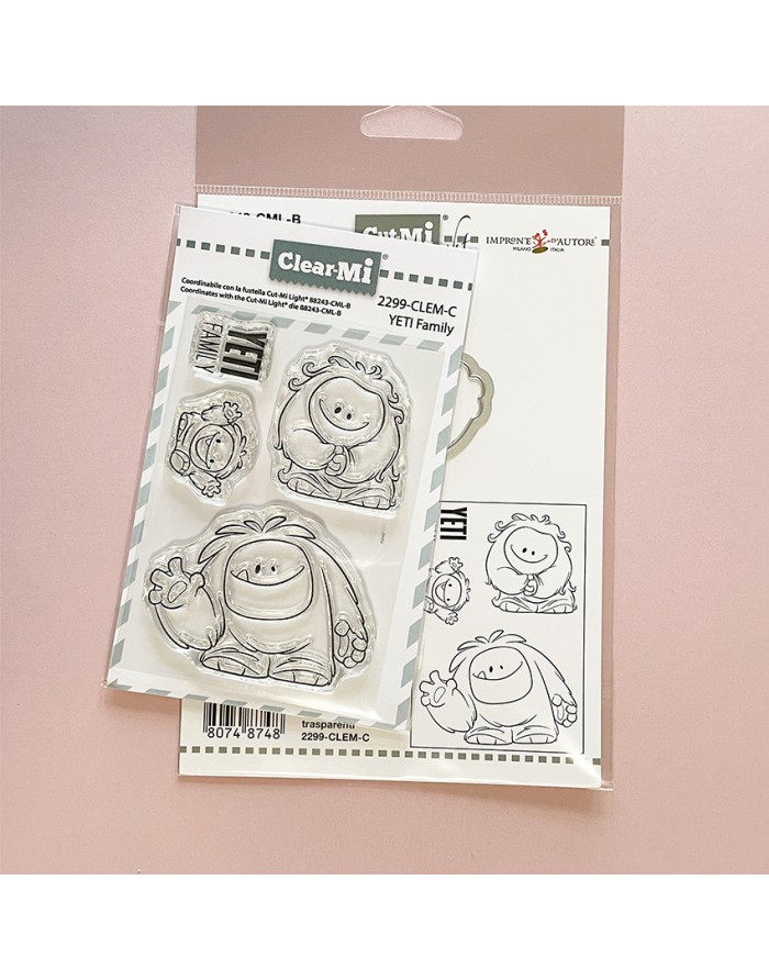 Yeti fronte retro Die, Clearmi