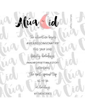 Vacations Moments clear stamp | Alúa Cid 2