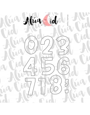 123 Brady clear stamps set | Alúa Cid 2