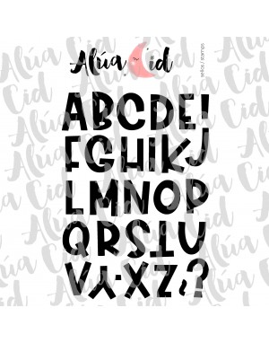 ABC Bunch clear stamps set | Alúa Cid 2