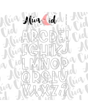 ABC Brady clear stamps set | Alúa Cid 2