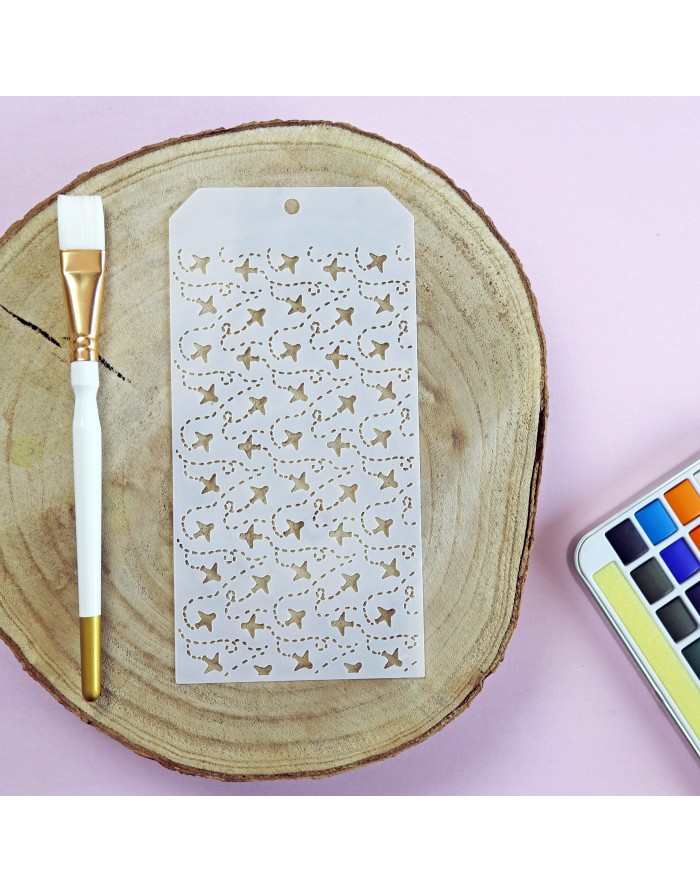 Travel stencil | Alúa Cid design