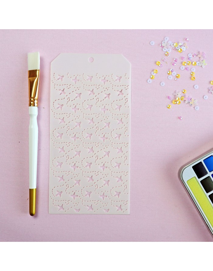 Travel stencil | Alúa Cid design