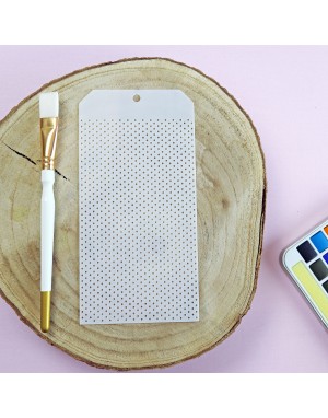 Topos rectos stencil | Alúa Cid design