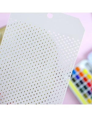 Straight dots stencil 2
