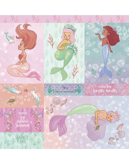 Purpurina paper pad | Garbancita Alicia