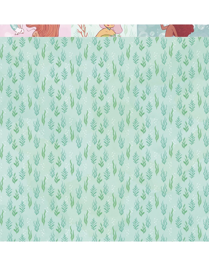 Purpurina 12x12" paper pad | Garbancita Alicia design