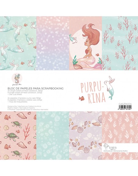 Purpurina paper pad