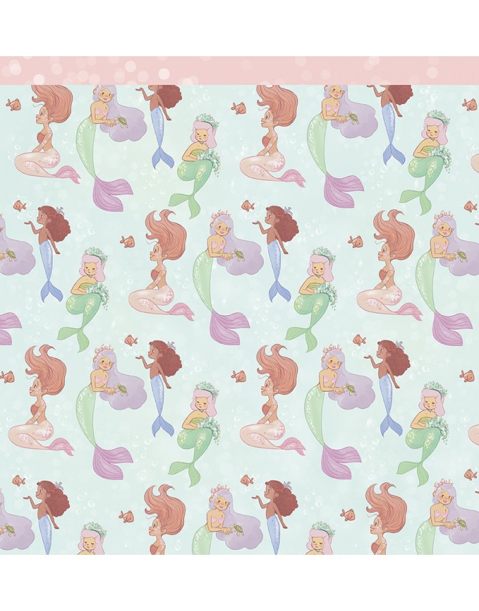 Purpurina 12x12" paper pad | Garbancita Alicia design