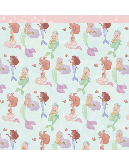 Purpurina 12x12" paper pad | Garbancita Alicia design