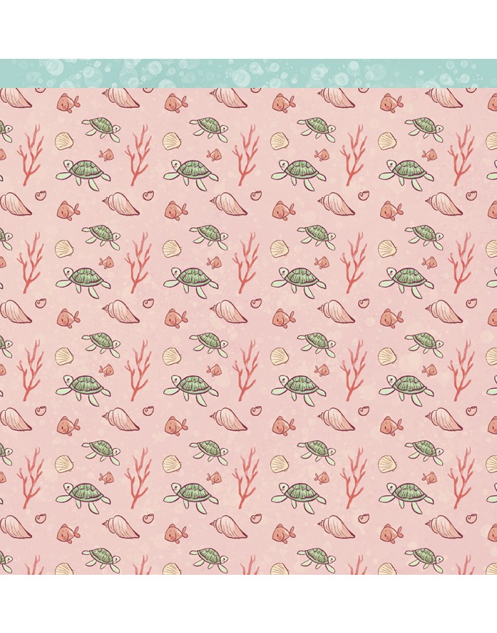 Purpurina 12x12" paper pad | Garbancita Alicia design