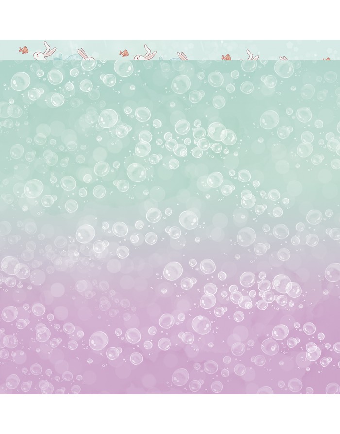 Purpurina 12x12" paper pad | Garbancita Alicia design