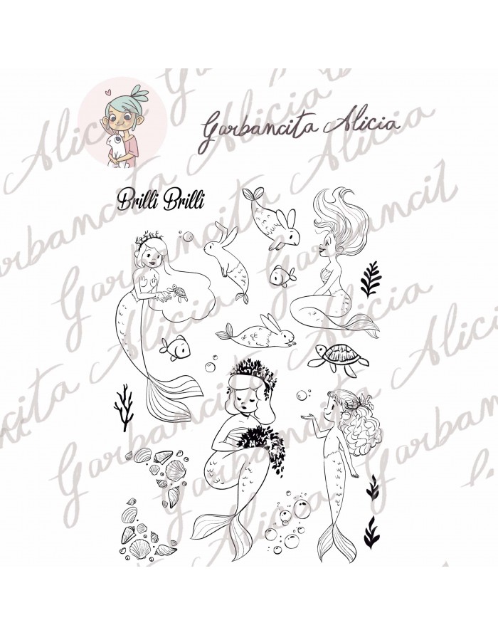 Purpurina paper pad | Garbancita Alicia