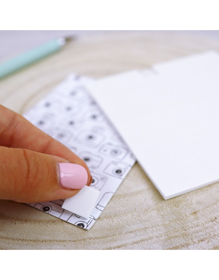 White mix dots foam adhesive White mix dots foam adhesive