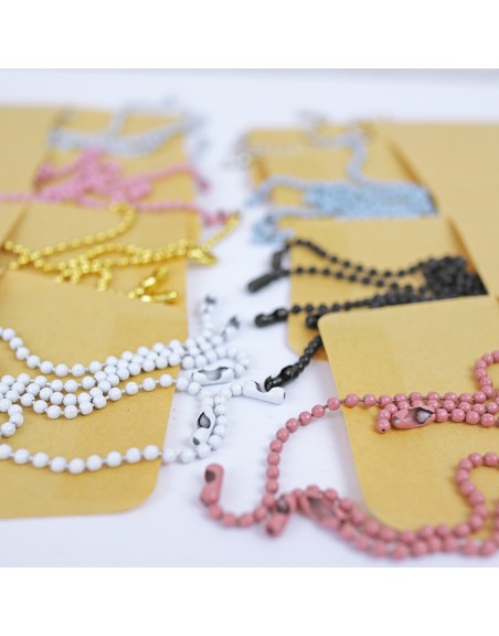 Pack 100 Blue ball-chain