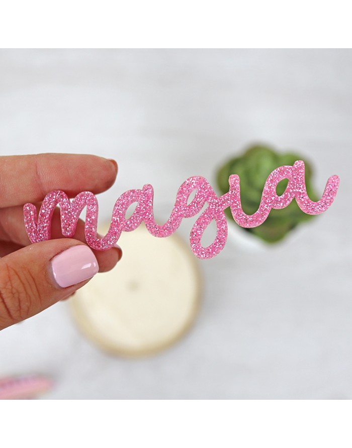 Acrylic Glitter Magic Ornament