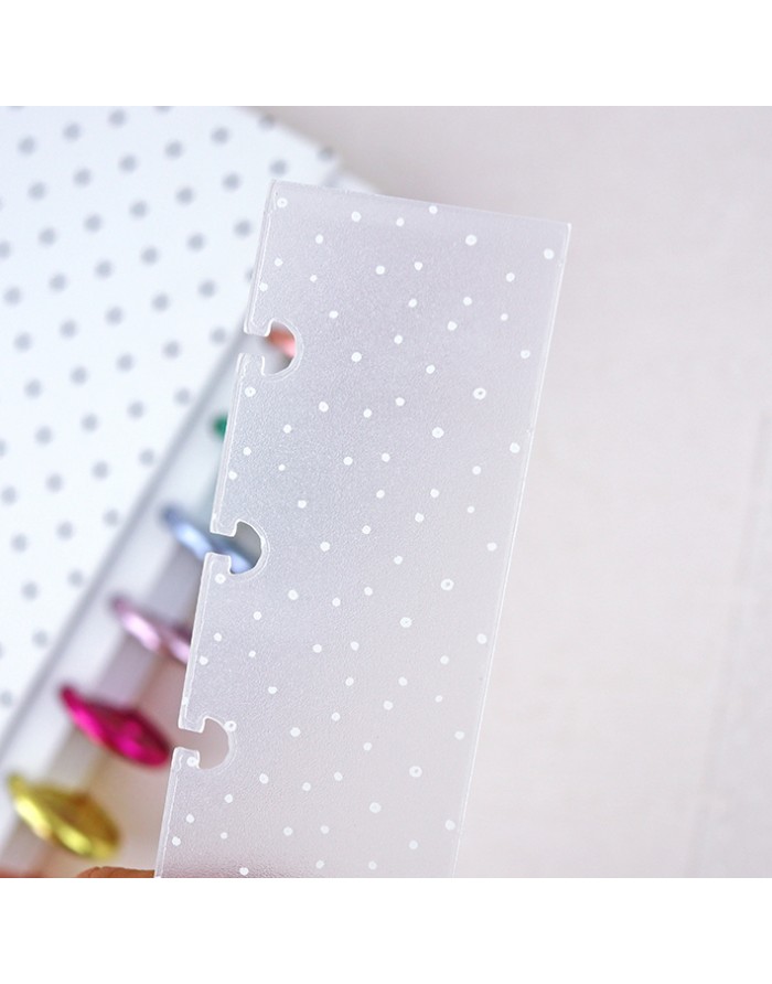 XL DISC binder guide Topos Blancos. Pack of 2