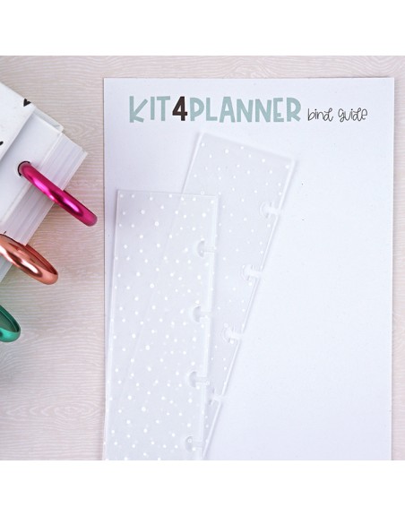 A5 DISC binder guide Topos Blancos. Pack of 2