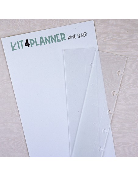 A5 DISC binder guide Transparente. Pack of 2