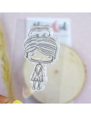 'Pequeña Ari' Clear stamp, by Alúa Cid | Ari collection 2