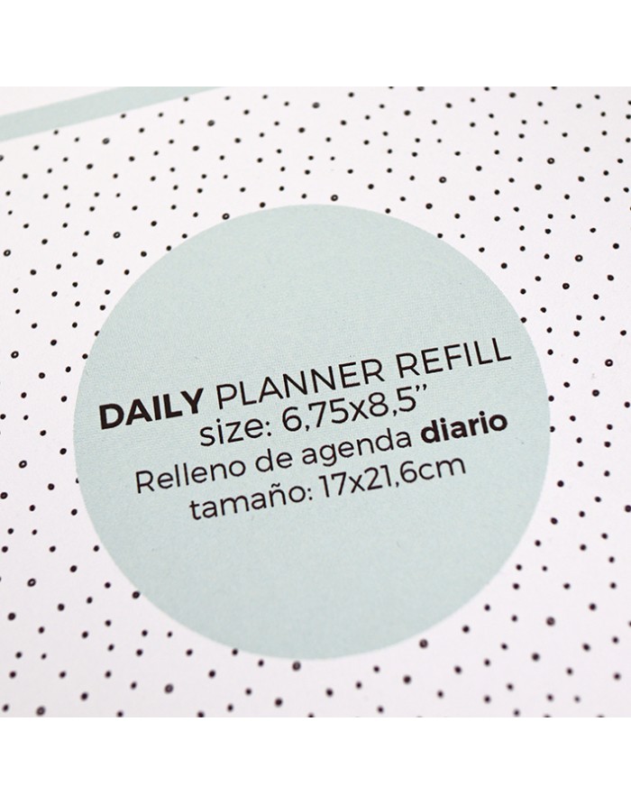 Daily planner refill Daily planner refill