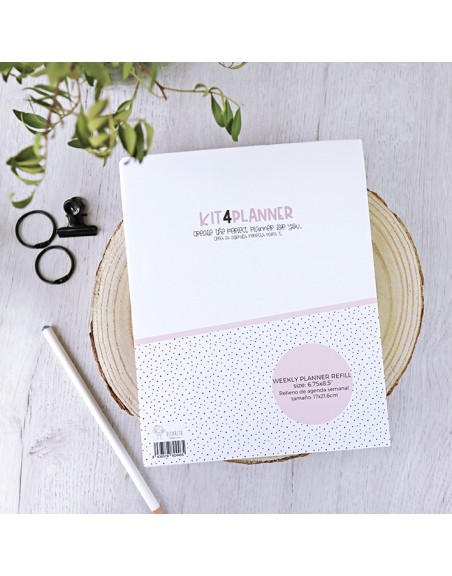 Weekly planner refill