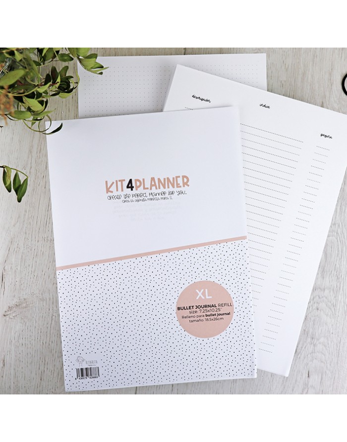 Bullet Journal XL filling