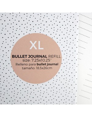 Bullet journal XL filling 2