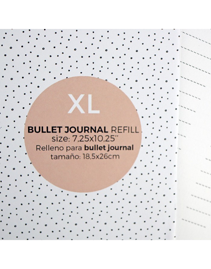 Bullet Journal XL filling
