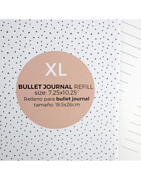 Bullet journal XL filling