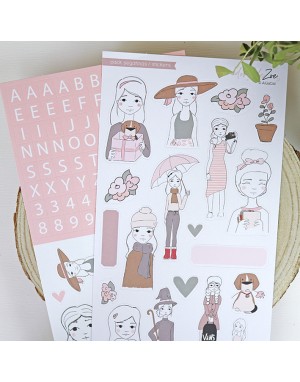 Set of stickers | Adorable Zoe 2.0 collection 2