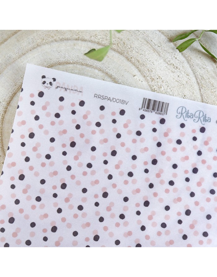 Panda Dots Vellum Paper