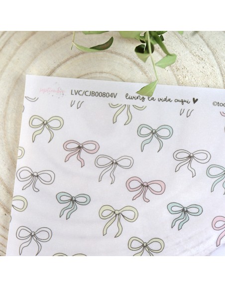 Vellum bows by Living la Vida Cuqui