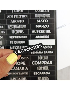 Set of stickers Ni tan mal of Alúa Cid 2