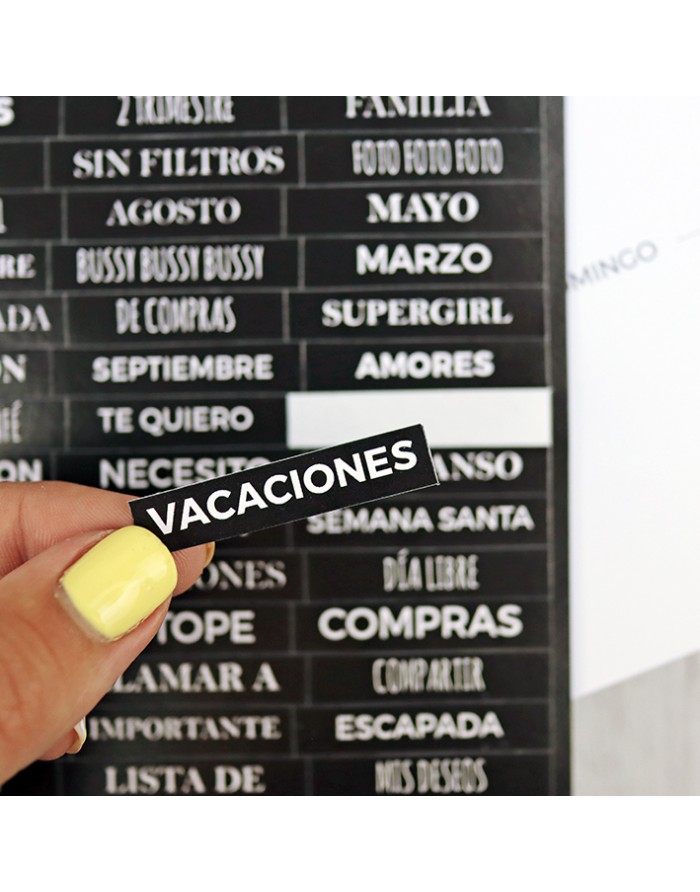 Set of stickers Ni tan mal of Alúa Cid Set of stickers Ni tan mal of Alúa Cid