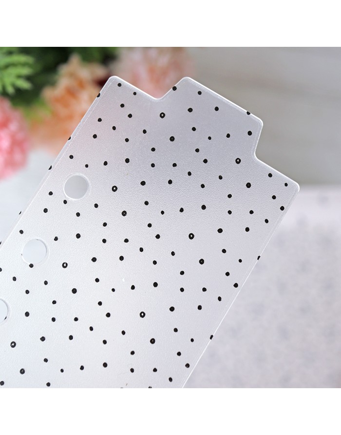 Set planner dividers Black dots