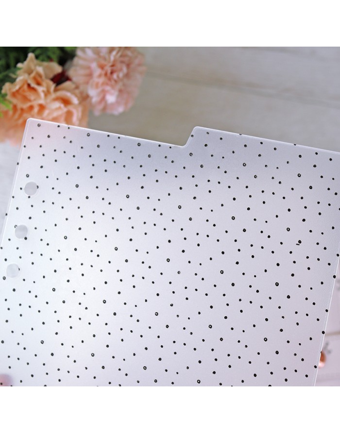 Set planner dividers A5 Topos Negros