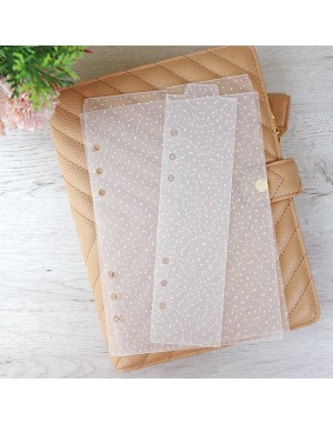 Set planner dividers White dots 2