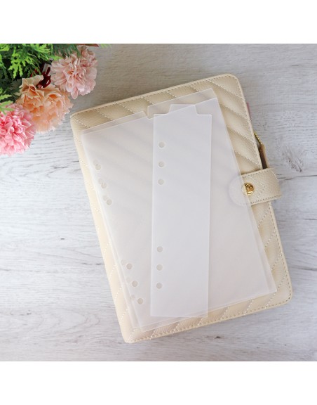 Set planner dividers A5 Transparente Translúcido