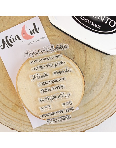 Momentos de enamorados clear stamp by Alúa Cid