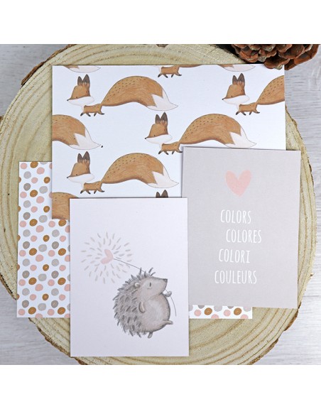 'Golpiño' pattern card pack