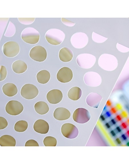 Large dots Stencil