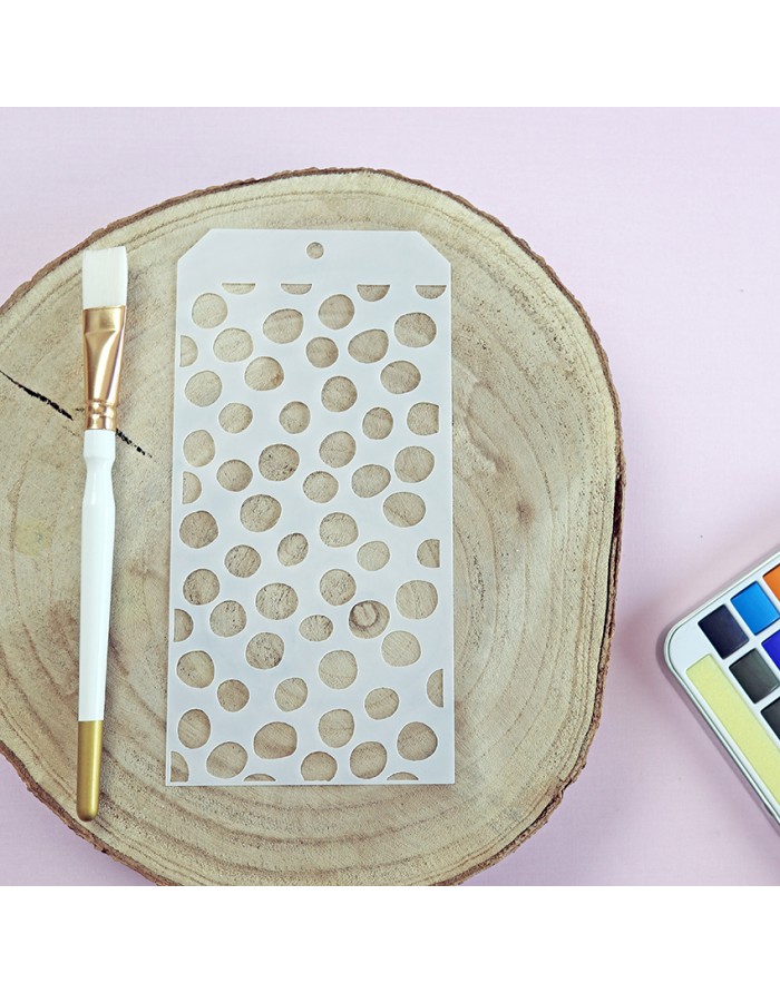 Large dots Stencil