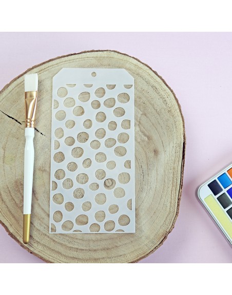 Large dots Stencil