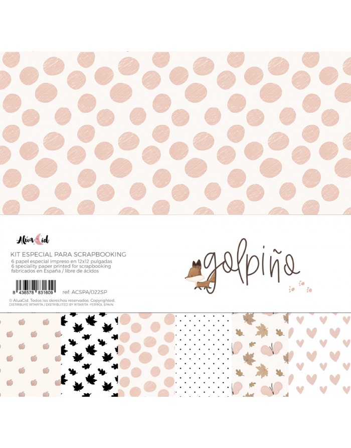 Golpiño special scrapbooking papers kit Golpiño special scrapbooking papers kit