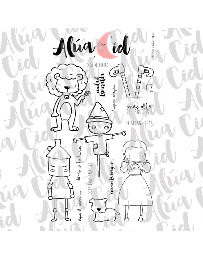 Ciudad Esmeralda clear stamps set |...