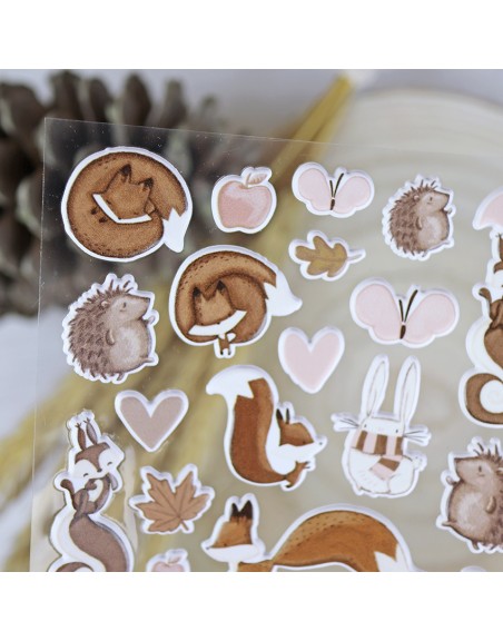 Golpiño puffy stickers