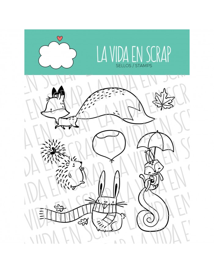 Toma castaña Stamp by La vida en scrap Toma castaña Stamp by La vida en scrap