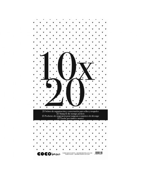 10x20cm organization envelopes