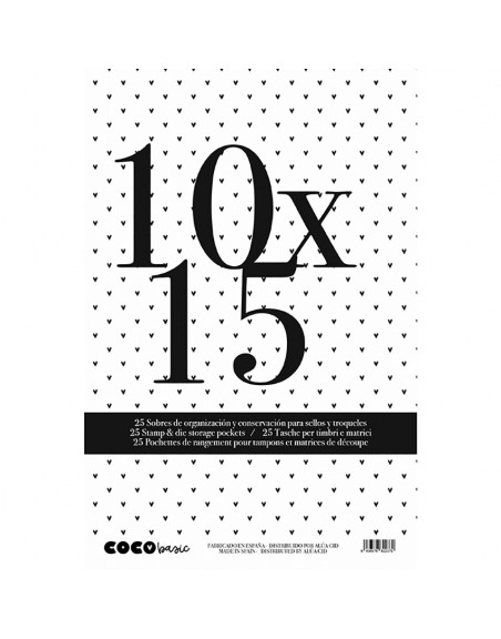 10x15cm organization envelopes